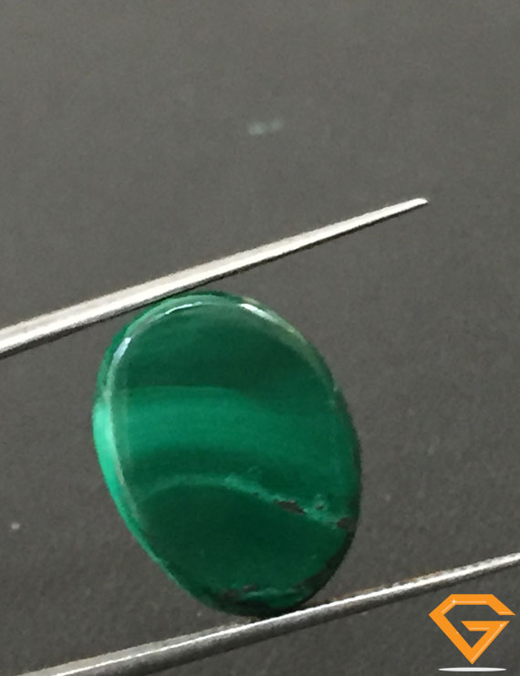 20.04 ct Natural Certified Malachite stone